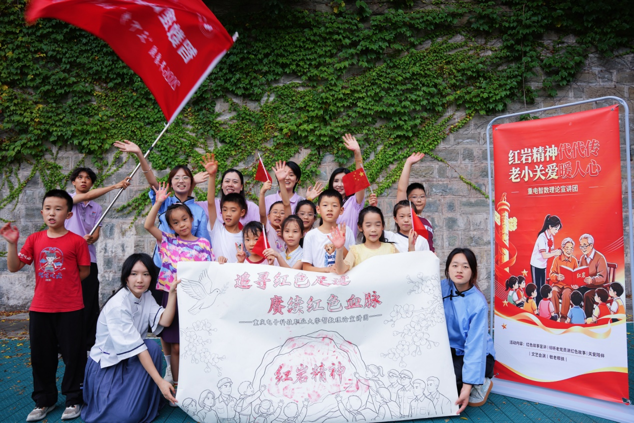 图为智数理论宣讲团开展宣讲活动现场